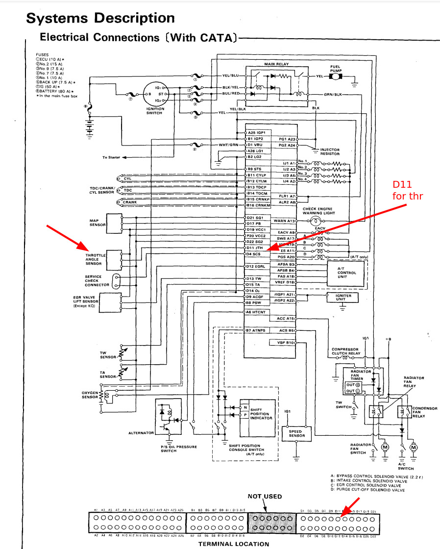FSM throttle position pinout